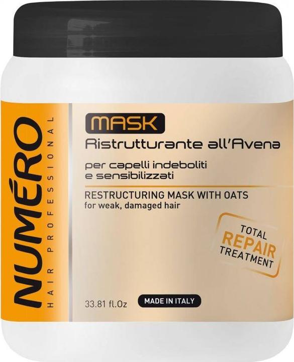 Produktbild Numero NUMERO Restructuring Mask With Oats restrukturyzująca maska z owsem 1000ml (1000 ml)