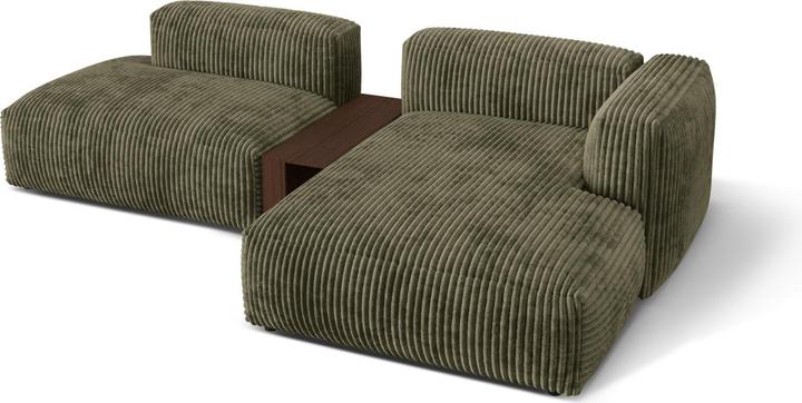 Image du produit Micadoni Canapé D'Angle Droit Modulaire, "Martina", 2 Places, 285x176x75 Fabriqué en Europe (Canapé d'angle)