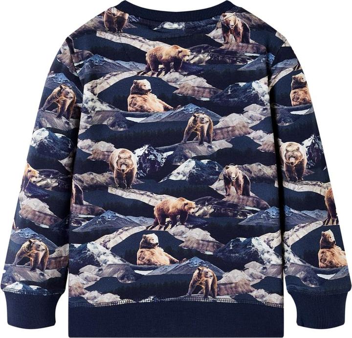 Immagine prodotto VidaXL Felpa da bambino blu navy 140,Materiale: 95 % cotone. 5 (140)