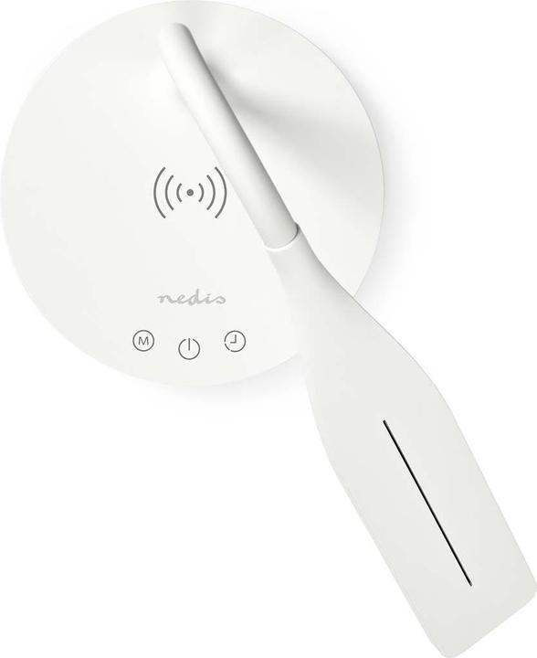 Produktbild Nedis LED-Lampe mit Wireless-Ladegerät - DimmSchalter - LED - 15 W - mit Dimmung - Kaltweiss/Naturwe (350 lm)