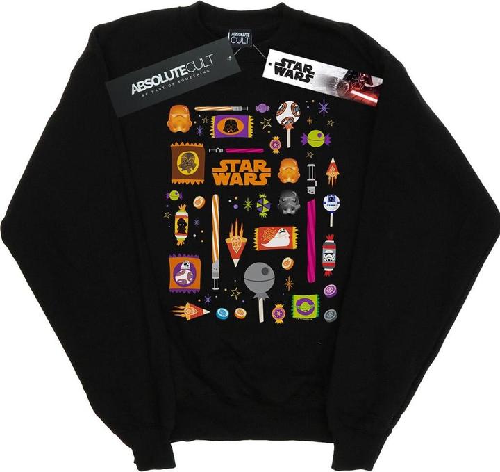 Actual product image Star Wars Womens/Ladies Halloween Treats Sweatshirt (XL)