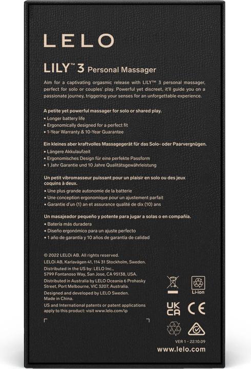 Actual product image LELO Lily 3