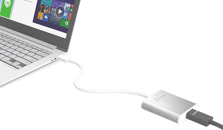 Actual product image j5Create USB 3.0 to (USB, 7.60 cm)