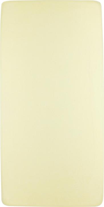 Produktbild Meyco Home jersey Spannbettlaken 90x200 soft yellow (90 x 200 cm)