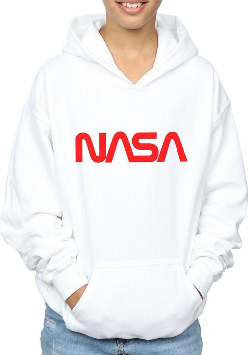 Immagine prodotto Nasa Modern Logo Felpa con Cappuccio Ragazzi (152, 158)