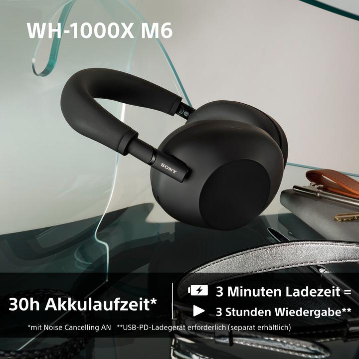 Produktbild Sony WH-1000XM6 (30 h, Kabellos, Kabelgebunden)