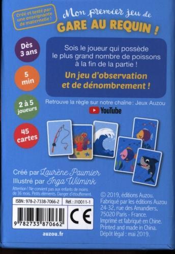 Image du produit Auzou France Mon premier jeu de gare au requin! : protège tes poissons (Français, Paumier Laurène, Wilmink Inga, 2019)