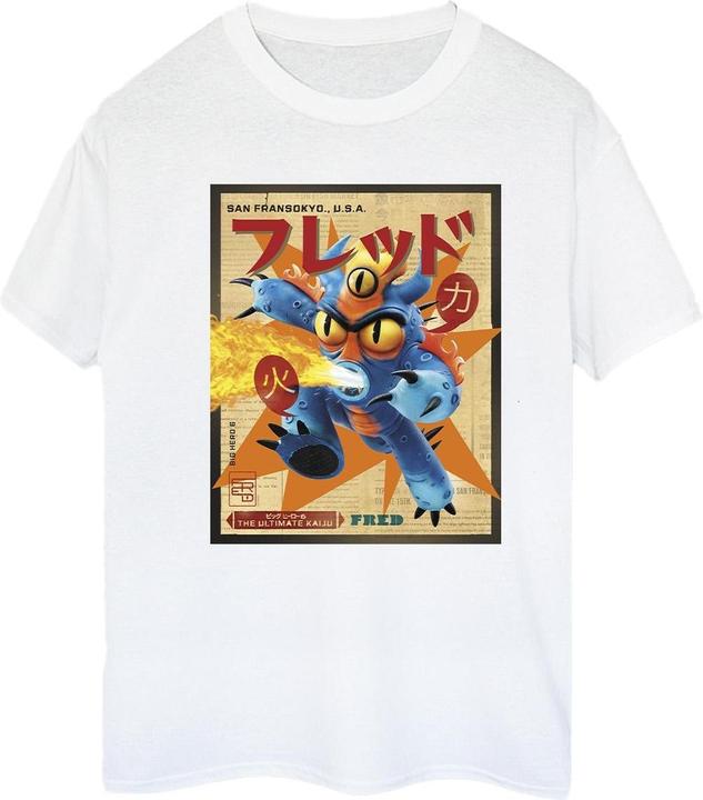 Produktbild Disney Big Hero 6 Baymax Fred Newspaper TShirt (XXL)