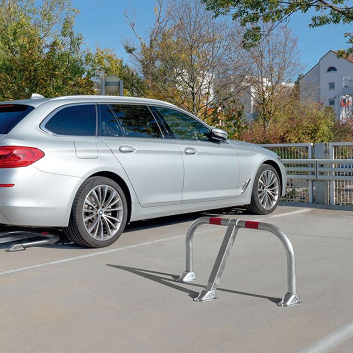 Actual product image Moravia Parking bracket SESAM 455 x 960 mm galvanised with reflective red rings