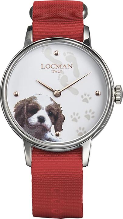 Immagine prodotto Locman Orologio da donna Italia 1960 Fantasy Dog Ref. F253A08S-00WHCA1NR (Orologio da polso analogico, 32 mm)