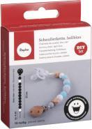 Actual product image Rayher Craft kit: Pacifier chain, mint, light green