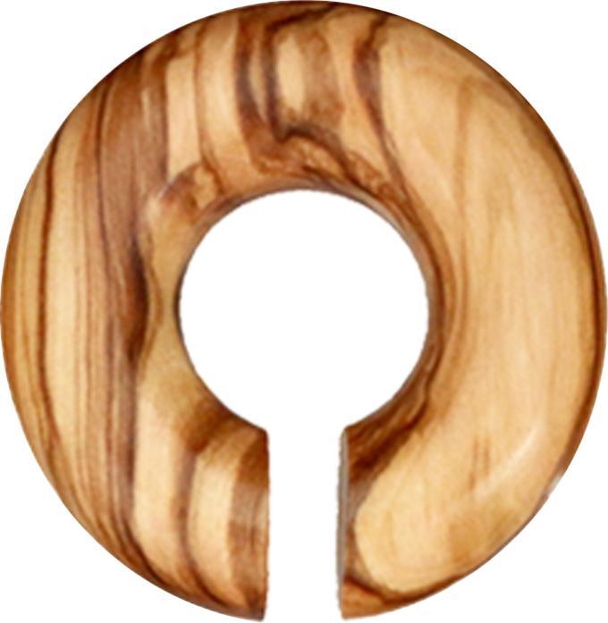 Immagine prodotto Star Piercing Ciambella per il peso dell'orecchio in legno d'ulivo (senza ottone, Organico)