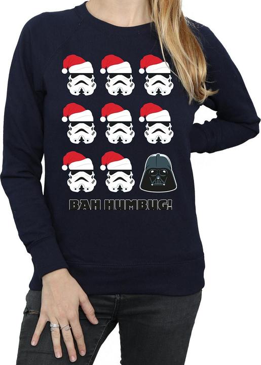 Actual product image Star Wars Womens/Ladies Christmas Humbug Sweatshirt (M)