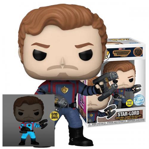 Image du produit Funko POP! Movies Marvel Les Gardiens de la Galaxie Volume 3 Star-Lord Edition Limitée Phosphorescente