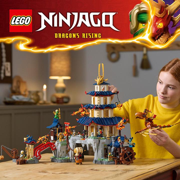 Actual product image LEGO Tournament temple city (71814, LEGO Ninjago, LEGO Rare Sets)