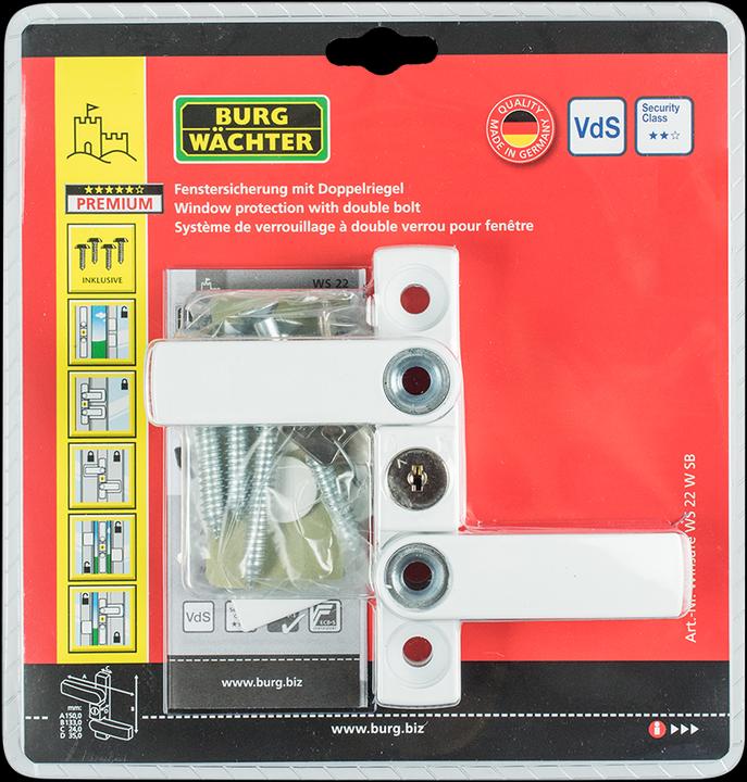 Produktbild Burg Wächter Fenstersicherungen Winsafe WS 22