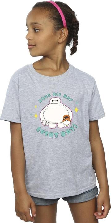 Image du produit Disney - T-shirt BIG HERO BAYMAX HUGS EVERYDAY - Fille (128)