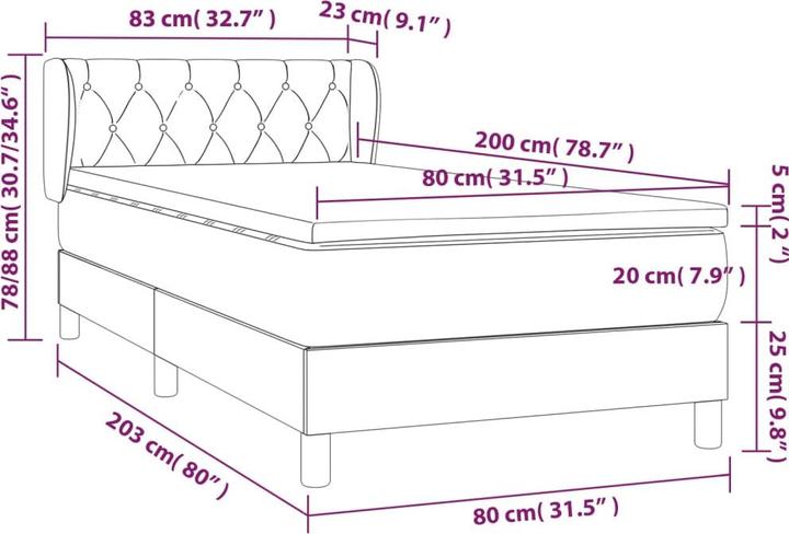 Produktbild VidaXL Karla (80 x 200 cm)