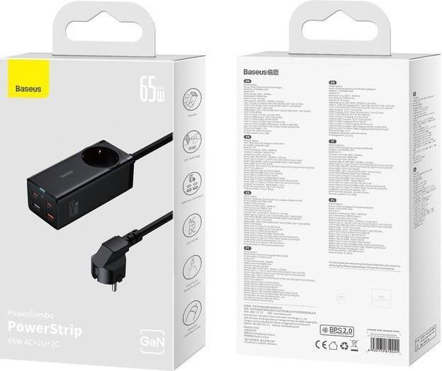 Productafbeelding Baseus GaN3 Pro Desktop Power Strip 65W (65 W)