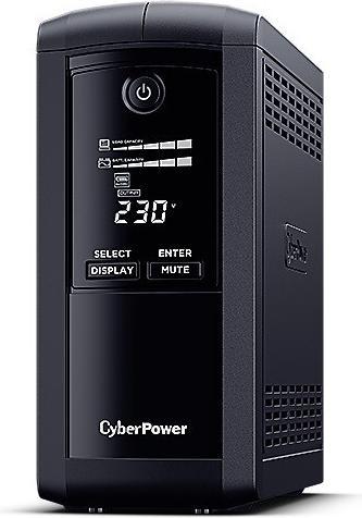Actual product image Cyberpower Tracer III VP1000ELCD-FR - Line Interactive - 1000 VA - 550 W - Sine - (1000 VA, 550 W, Line-interactive UPS)