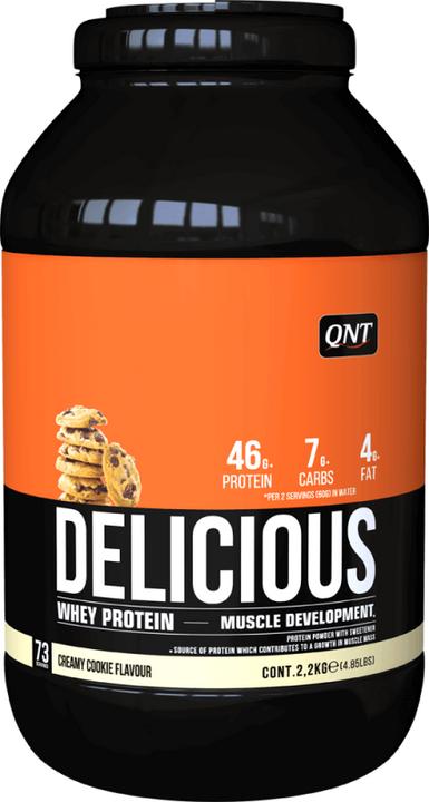 Actual product image QNT Delicious Whey Protein (Creamy Cookie, 1 pcs., 2200 g)