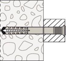 Actual product image Fischer Nail anchor N 8x120/80 S K (6). (6 pcs.)
