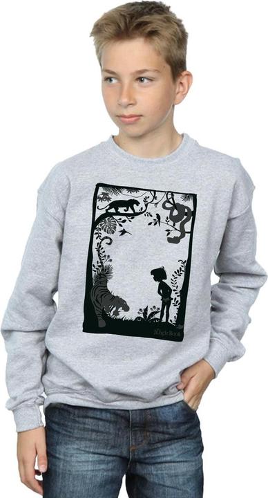 Produktbild Disney The Jungle Book Silhouette Poster Sweatshirt Jungen (140, 146)