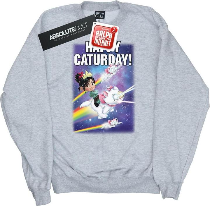 Immagine prodotto Disney Wreck It Ralph Happy Caturday Felpa Uomo (M)