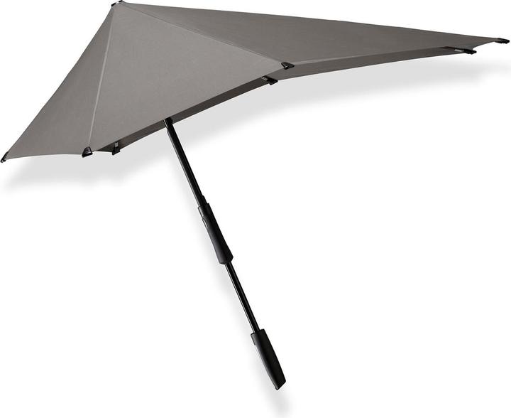 Produktbild Senz Stick Storm Regenschirm, gross, Schwarz Silk Grau