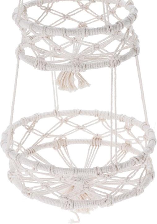 Actual product image Natura Punto Three-tier plant hanger, braided
