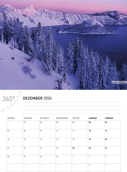 Produktbild USABroschürenkalender2026 (A4, Deutsch)