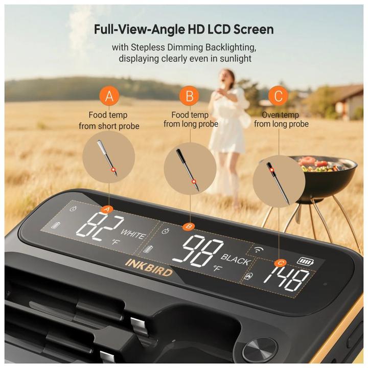Produktbild Inkbird INT-12-BW Drahtloser Grillthermometer