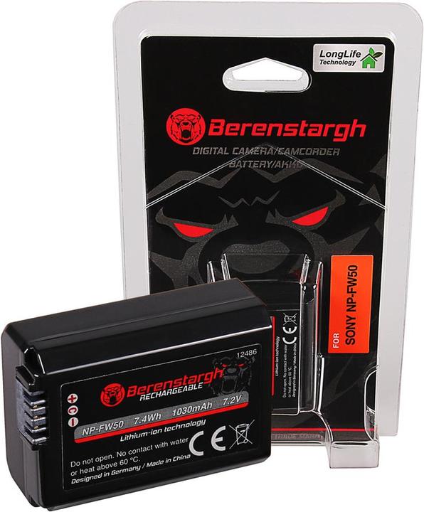 Berenstargh Sony NP-FW50 (Kamera Akku)
