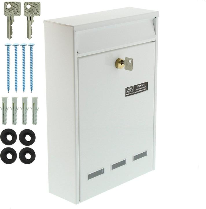 Produktbild Burg Wächter Briefkasten KÖLN 872 W