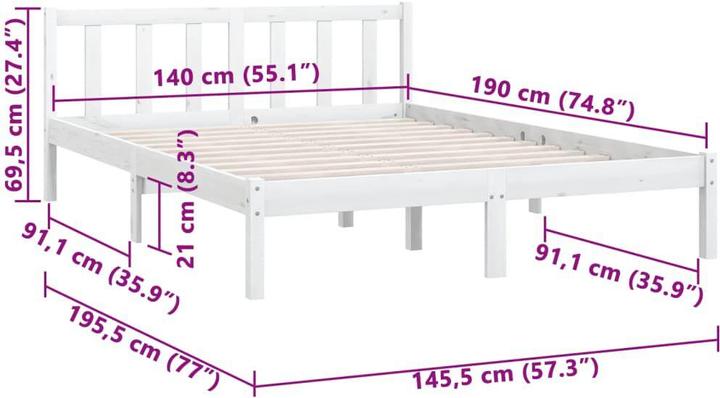 Produktbild VidaXL Tiziana (140 x 190 cm)