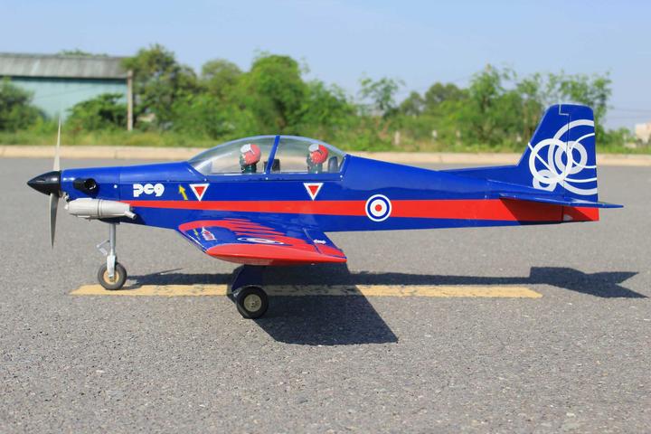 Actual product image Seagull Models ( SG-Models ) Pilatus PC-9 "UK-Airforce" 10cc blau/rot (Aerobatics)