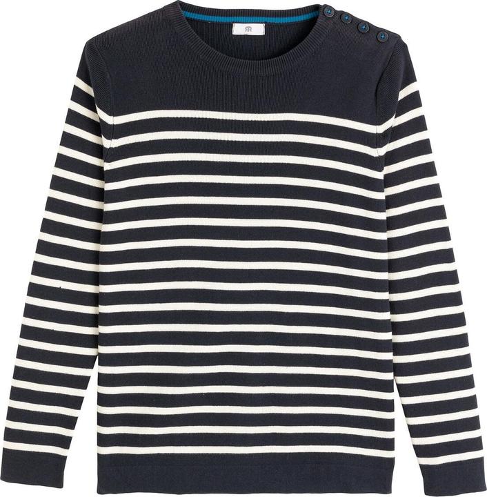 La Redoute Collections Matrosenpullover aus Bio-Baumwolle