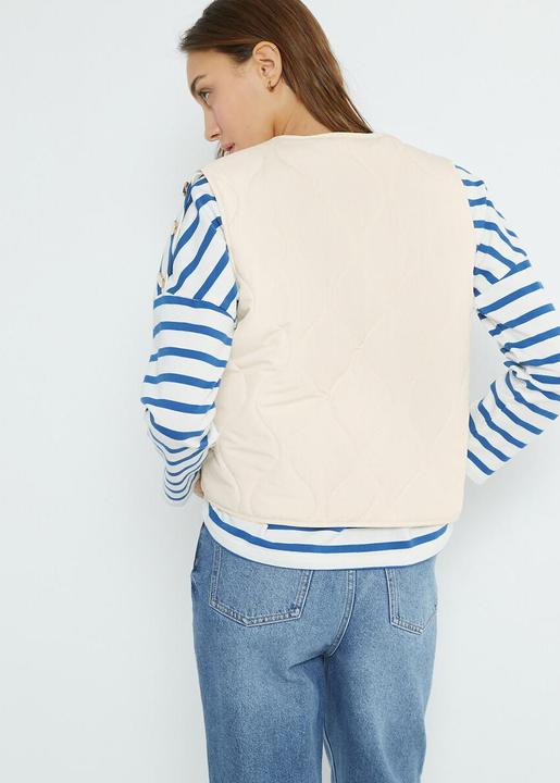 Produktbild La Redoute Collections Steppgilet mit Druckknöpfen (50)