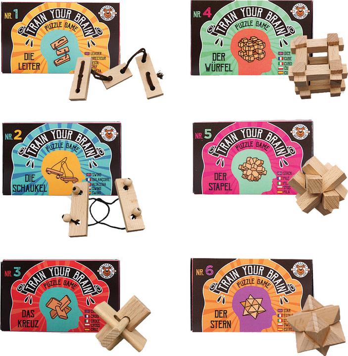 Produktbild Trendhaus Geduldsspiel Train your Brain (Multilingual)