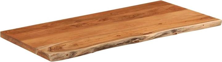 Actual product image VidaXL Table top rectangular tree edge wooden top furniture top solid wood acacia (80 x 40 x 2.5 cm)