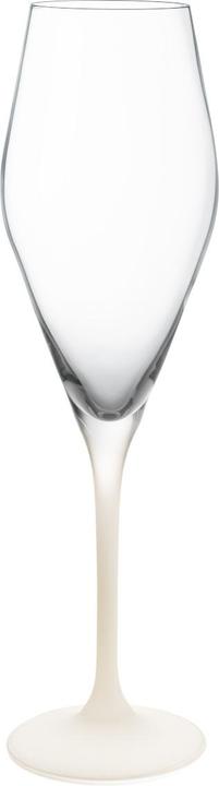 Villeroy & Boch Champagne glass, set of 4 Manufacture Rock blanc (26 cl, 4 Glasses, Champagne glasses)