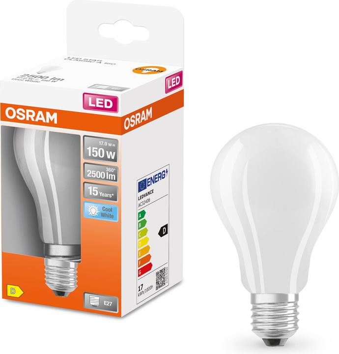 Produktbild Osram Led Retrofit Classic A (E27, 17 W, 2500 lm, 1 x, D)
