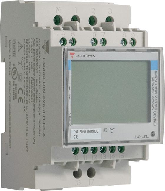 Immagine prodotto Wallbox Misuratore di potenza trifase fino a 250A, EM330 (0.05 A)