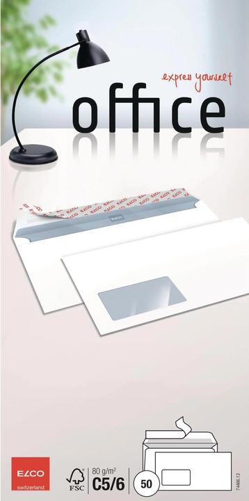 Produktbild Elco Briefumschläge Office in Kleinpackung (C5/6, 50 x)