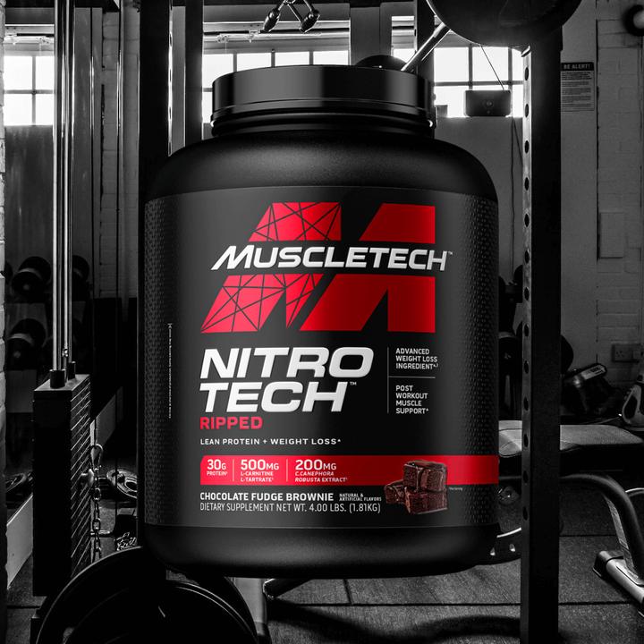Actual product image Muscle Tech Performance Series Nitro-Tech Ripped (Chocolate fudge brownie, 1 pcs., 2092 g)