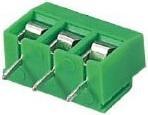 Image du produit KEFA Bloc de jonction pour C.I. avec raccordement à vis 5mm 3Pin vert