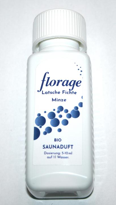 Actual product image Florage Latschenkiefer/Fichte/Minze Sauna-Duft-Konzentrat mit Bio Ölen 100 ml
