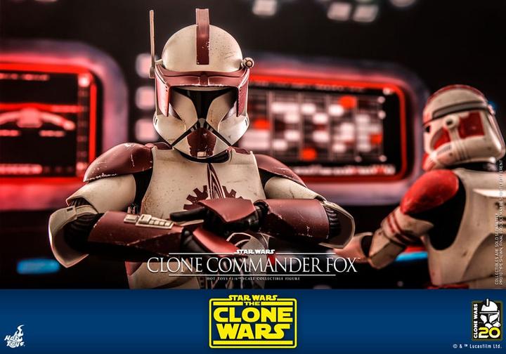 Produktbild Hot Toys Star Wars: The Clone Wars figurine 1/6 Clone Commander Fox 30 cm