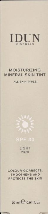 Produktbild IDUN Minerals Minerals Moisturizing Skin Tint SPF 30 Gamla Stan Light Creme (Sonnencreme Gesicht, SPF 30, 27 ml)