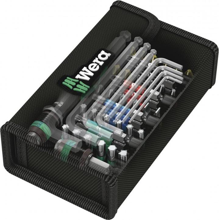 Produktbild Wera Kraftform Kompakt 100 (Innensechsrund TX M10, Innensechsrund TX M15, Innensechsrund TX M40, Innensechsrund TX M20, Innensechsrund TX M30, Kreuz Phillips PH M1, Kreuz Phillips PH M2, Innensechsrund TX M25, Kreuz Pozidriv PZ M1, Kreuz Pozidriv PZ M2, Kreuz Phillips PH M3, Kreuz Pozidriv PZ M3)